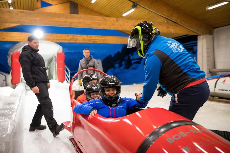 exclusive activity la plagne bobsleigh
