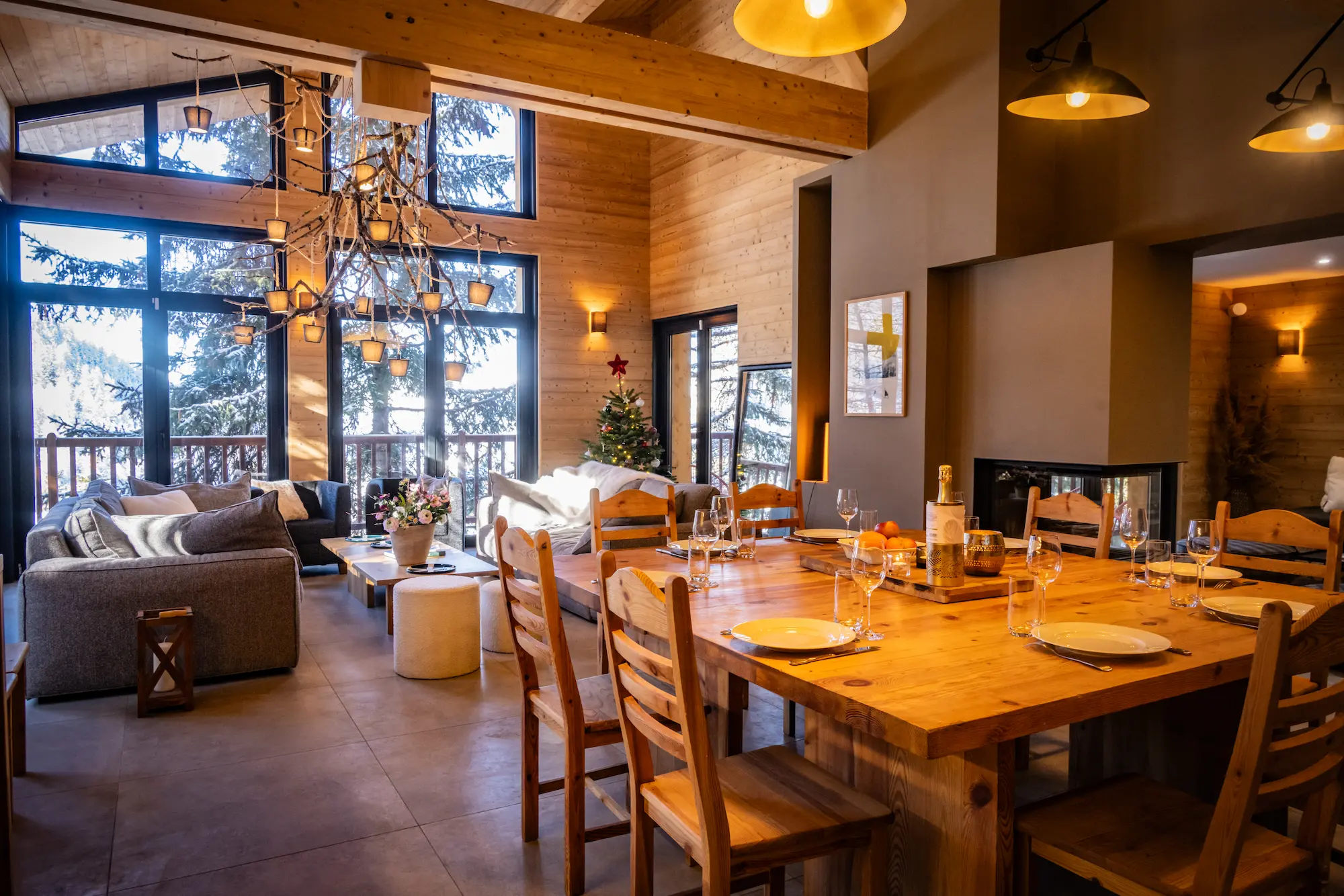 chalet rental 15 people la plagne