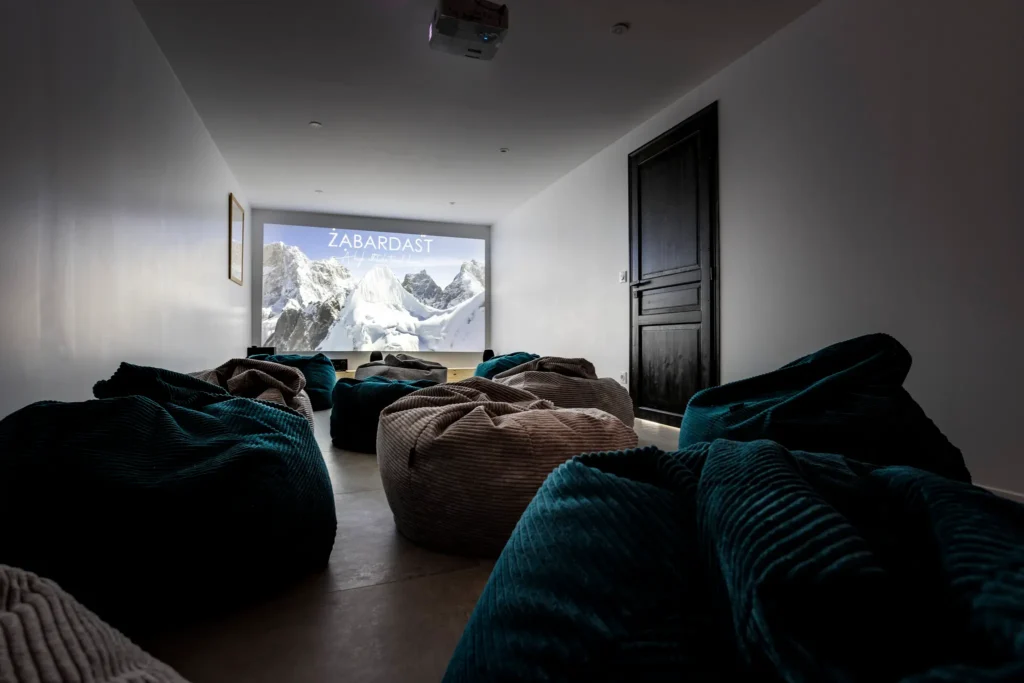 luxury chalet with cinema room