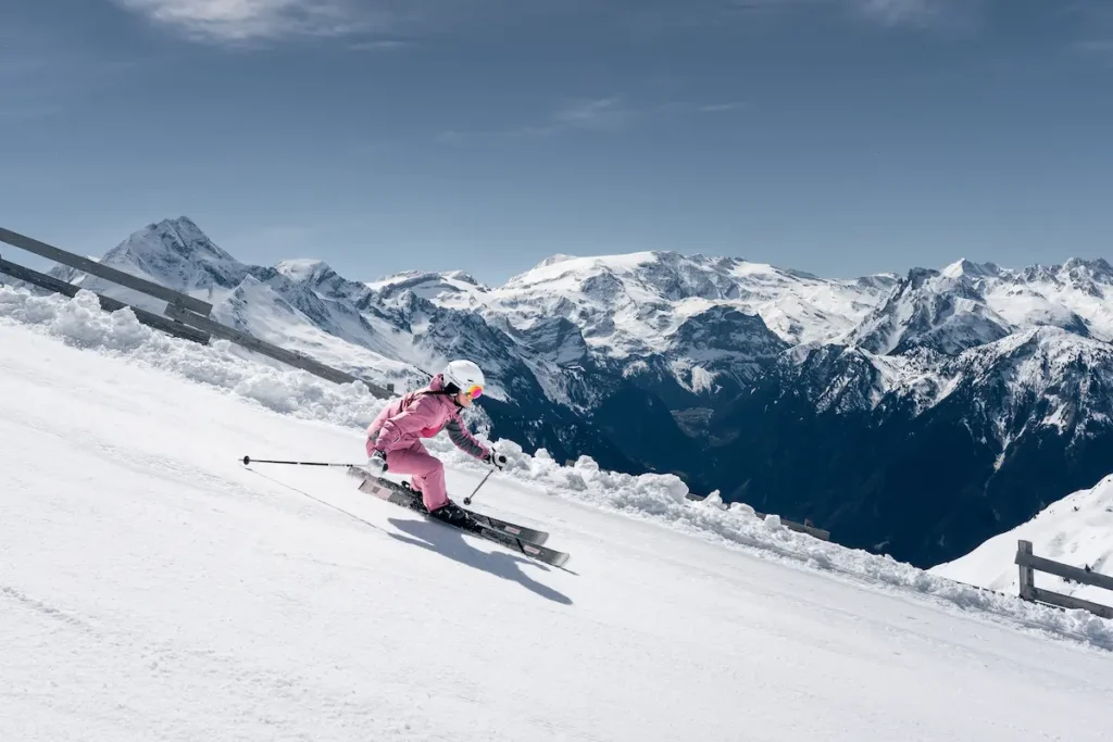 ski in la Plagne Paradiski