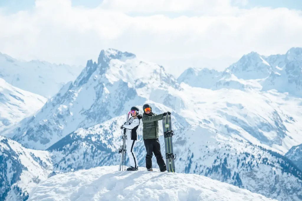 ski vacation la plagne French alps 