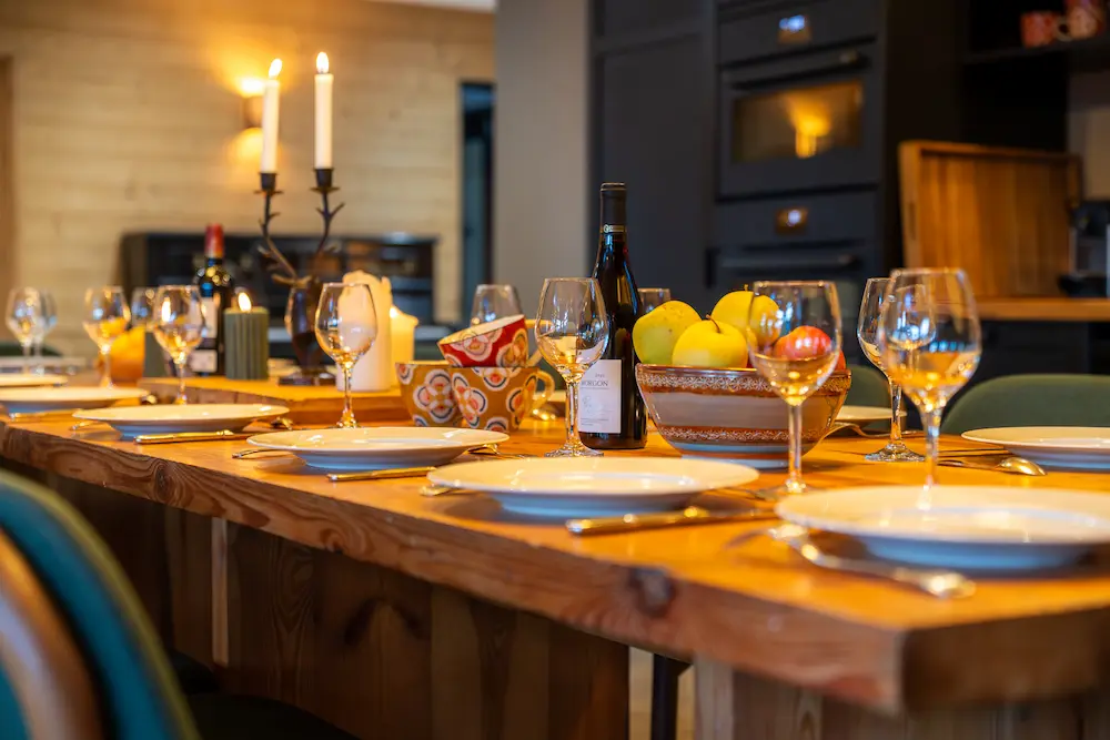catered chalet rental with private chef