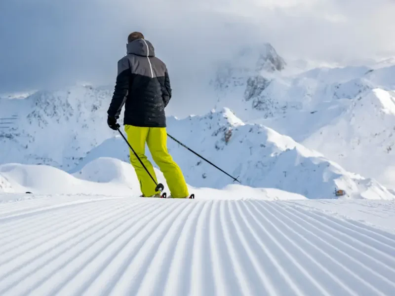 first track ski la plagne Paradiski