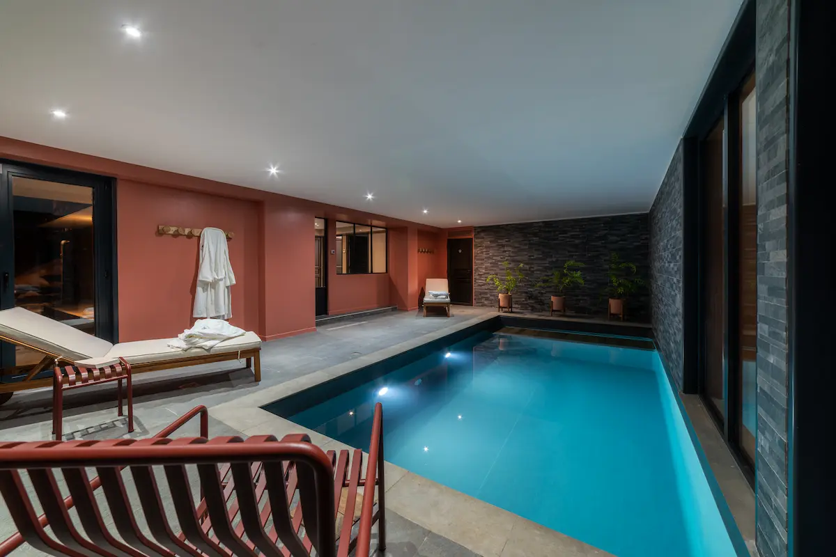 location chalet avec spa et piscine