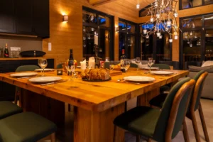 chalet avec service de restauration