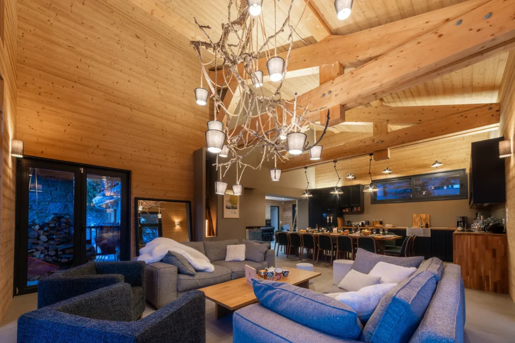 Chalet rental near the slopes in La Plagne 1 chalet rental near the slopes