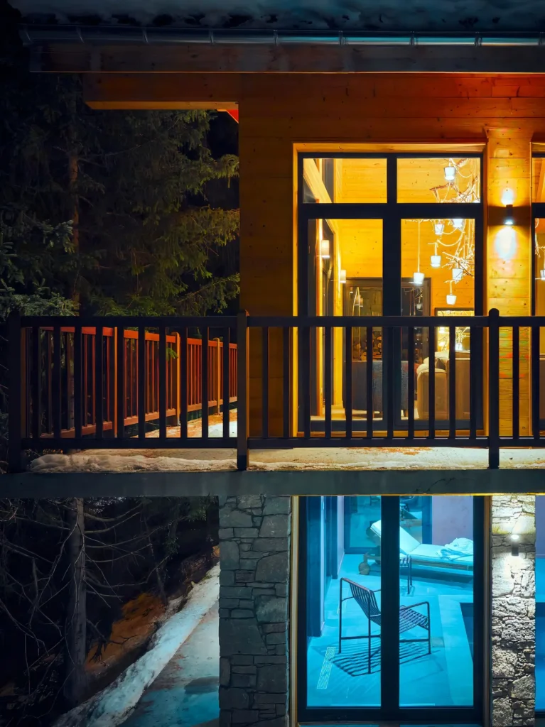 location chalet luxe la plagne