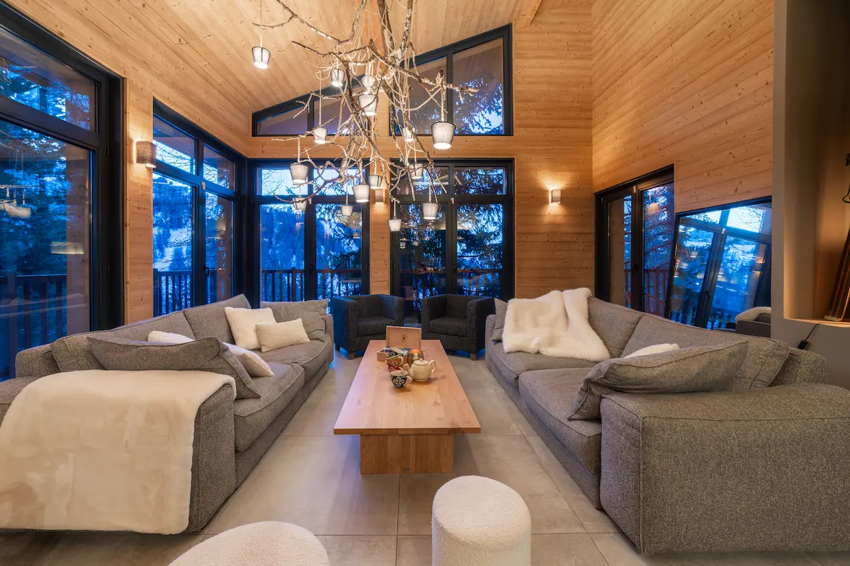 Luxury mountain chalet in the french alps 1 luxury chalet rental french alps