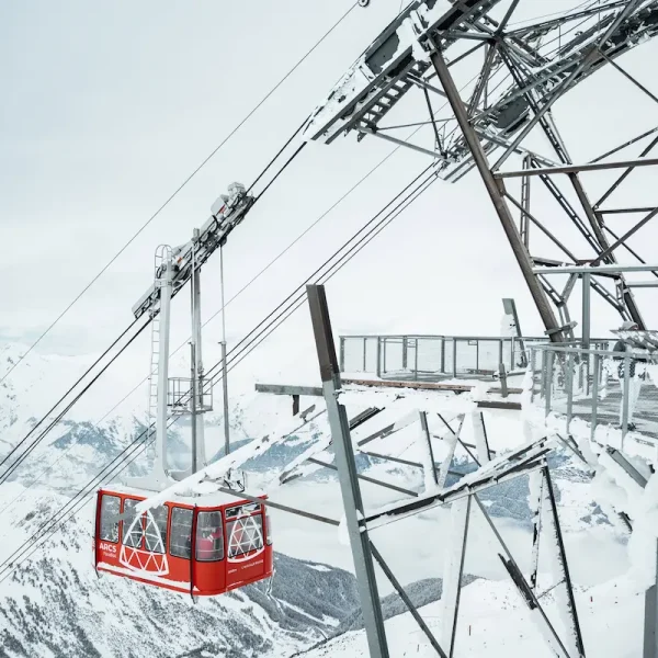 Chalet Paradiski au pied des pistes 7 téléphérique ski les arcs paradiski