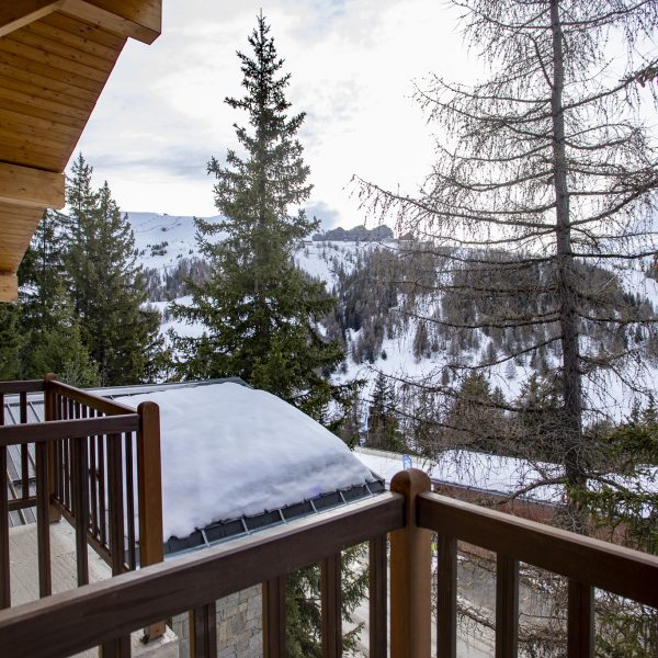Chalet ski luxe à La Plagne 1800 2 Le balcon Chalet du Bois Melay