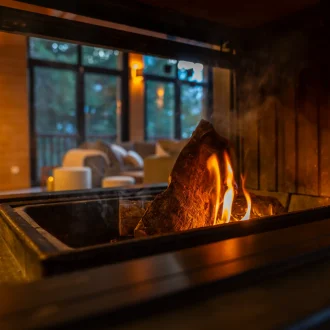 Living rooms & spaces at the chalet 18 chalet rental french alps