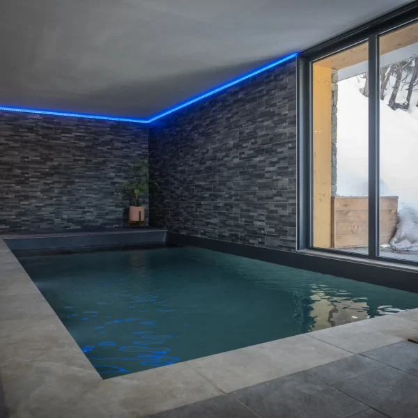High-end chalet in La plagne 1800 2 high-end chalet with pool