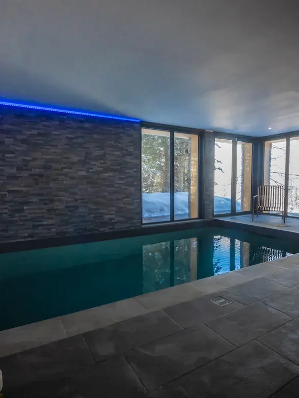 location chalet avec spa et piscine