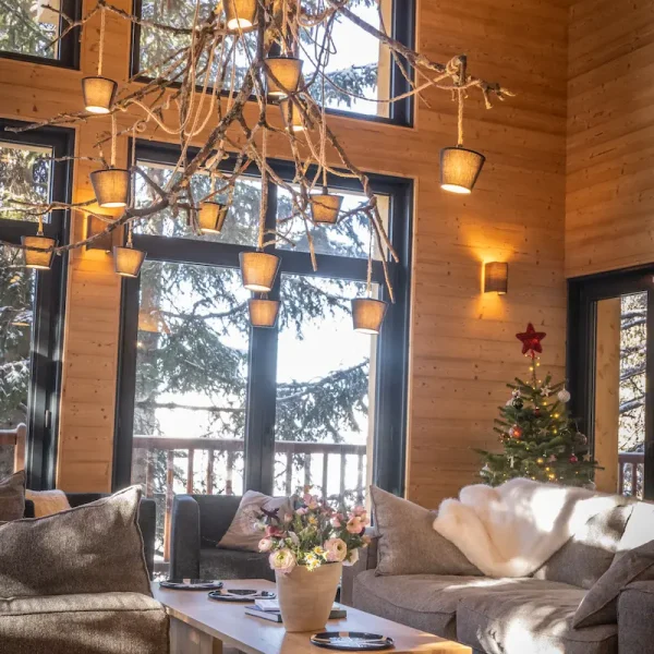 Intérieur du chalet du Bois Melay
