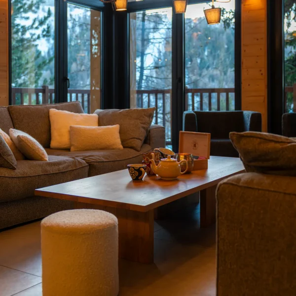 High-end chalet in La plagne 1800 4 luxury chalets rental