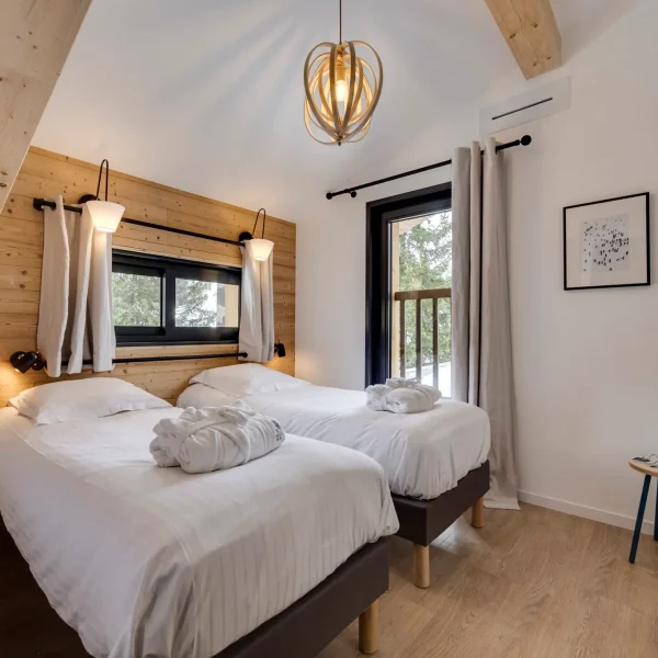Bedrooms 2 plagne chalet