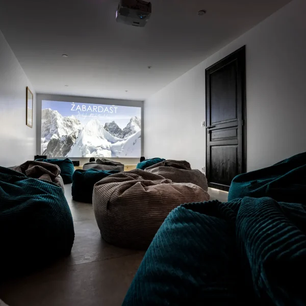 Salons et espaces de vie 14 chalet avec salle cinema