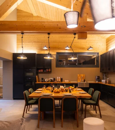 self catered or catered chalet la plagne