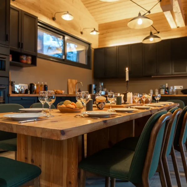 Kitchen & Chalet catering 1 self catered or catered chalet paradiski